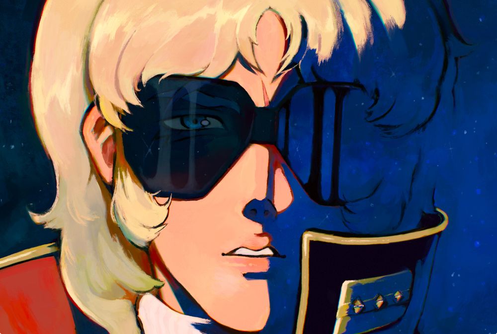 Close up on his face