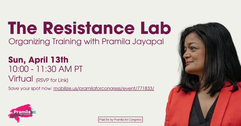 *Interested in hosting an organizing training with your friends and family on April 13? We'll show you how! Simply fill out this form: https://forms.gle/b1PTK6SKhz8dVnzs6. Once submitted, a member of ...