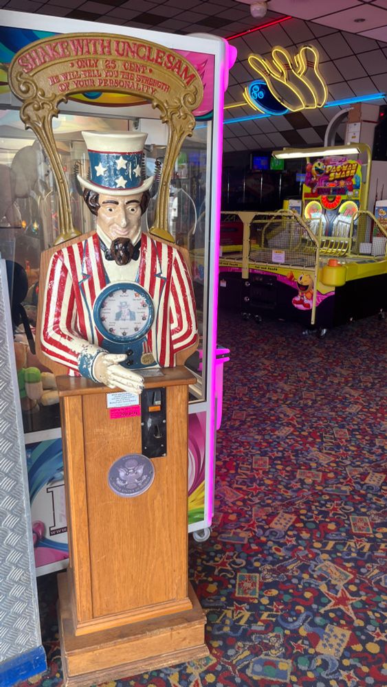 Shake animatronic Uncle Sam’s hand and will test your personality 