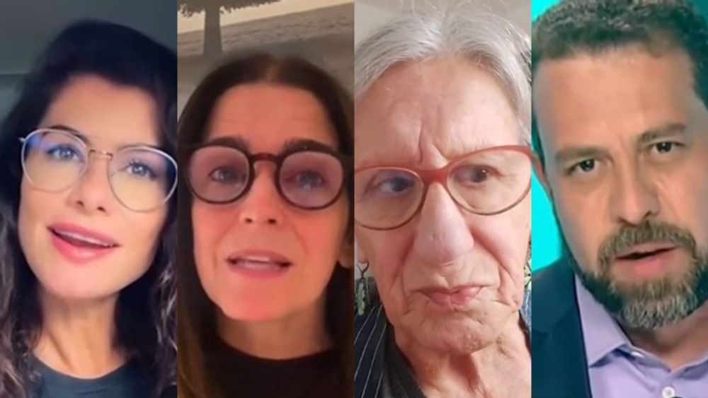 VÍDEO: Alinne Moraes, Laerte, Malu Mader e outros artistas declaram apoio a Boulos