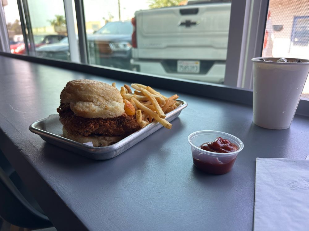 Nashville hot Georgia Peach from Jonesy's in Goleta, CA