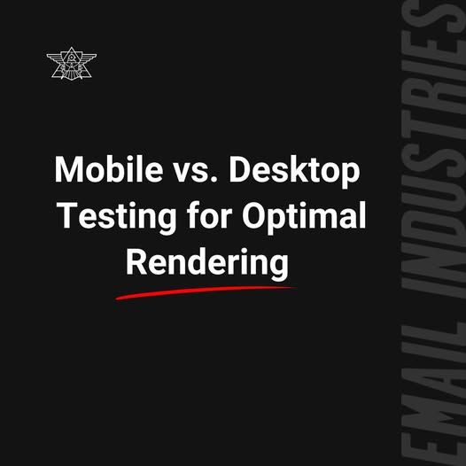 Is your email rendering consistently on mobile and desktop?
Let's find out why it matters and how to optimize for both.
Over half of emails are opened on mobile devices.
If your email doesn’t look good on mobile, you risk losing engagement.
↳Testing across mobile and desktop is essential.
↳Check if images, text, and buttons display properly on both.
Tips for mobile optimization:
➔Use responsive design.
➔Keep text legible on smaller screens.
➔Avoid large images that slow loading times.
Desktop still matters.
Make sure your emails look just as great on bigger screens.
Mobile-first design is a must.
But don’t neglect desktop - balance them both for best results.
Need help optimizing your email rendering?
Let’s talk about improving your email performance.
Follow Email Industries for more email marketing tips.