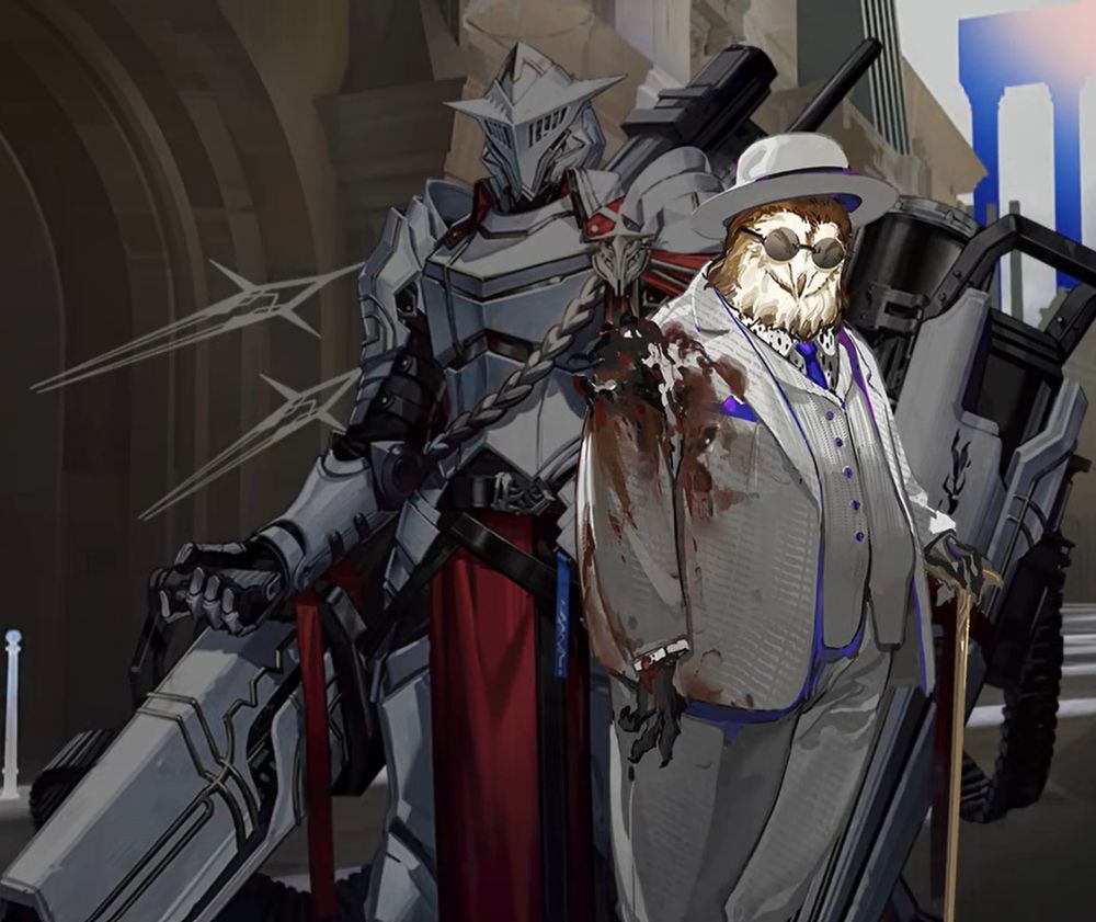 Patrizion the apostolic knight from the hit game arknights. The Masses' Travels MT-10