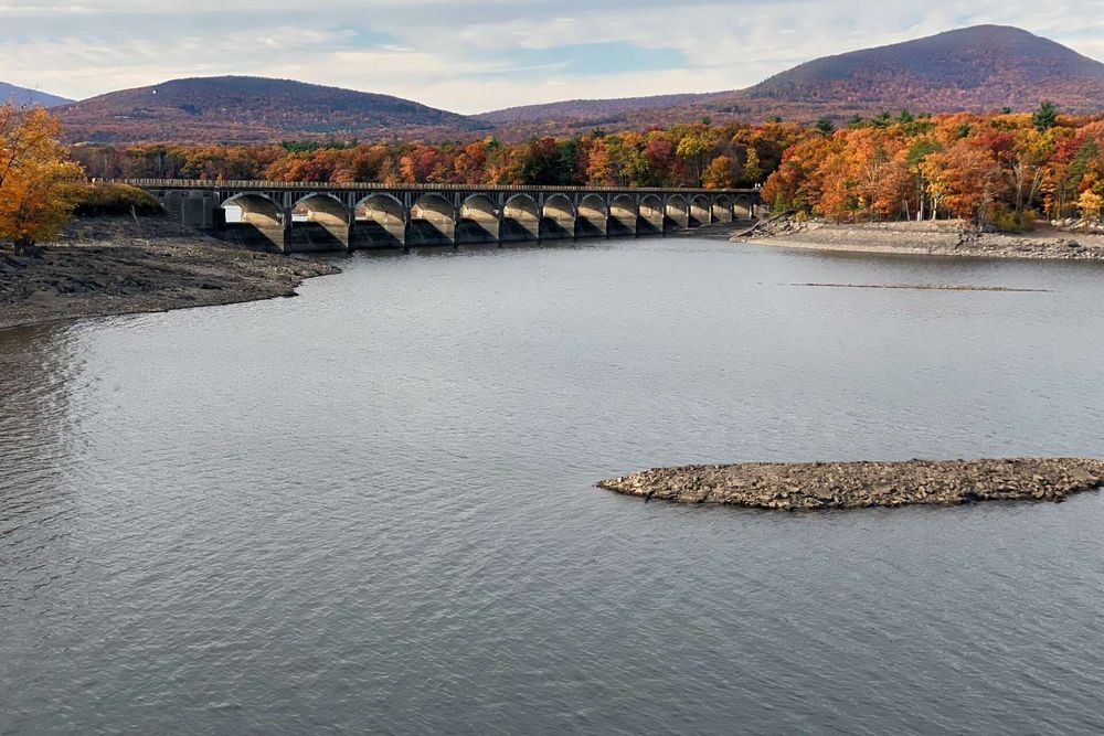 The Ashokan water reservoir.