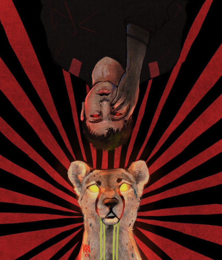 Tyler Joseph & a Cheetah