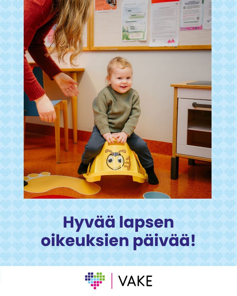 Hyvää lapsen oikeuksien päivää!