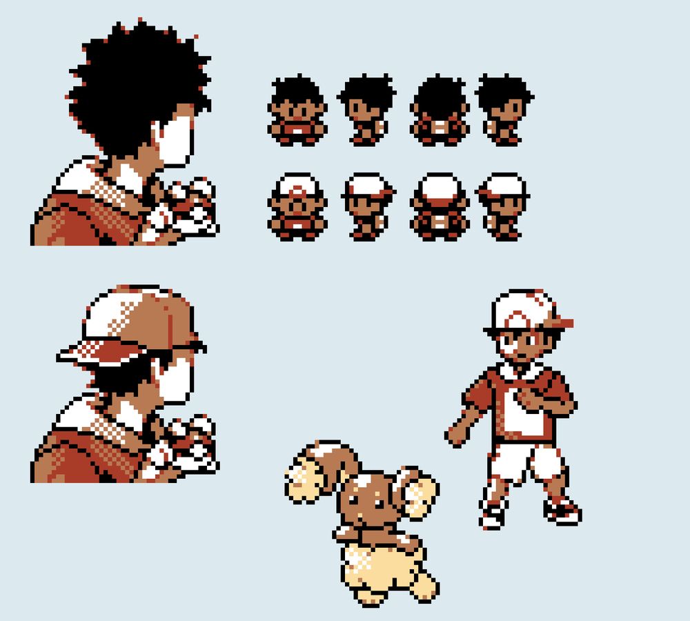 trainer and partner pokemon