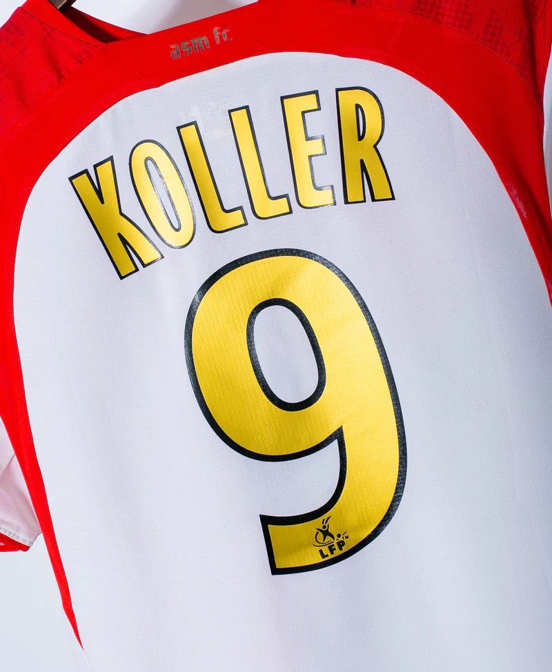 Jan Koller number 9 shirt for AS Monaco 2007/08