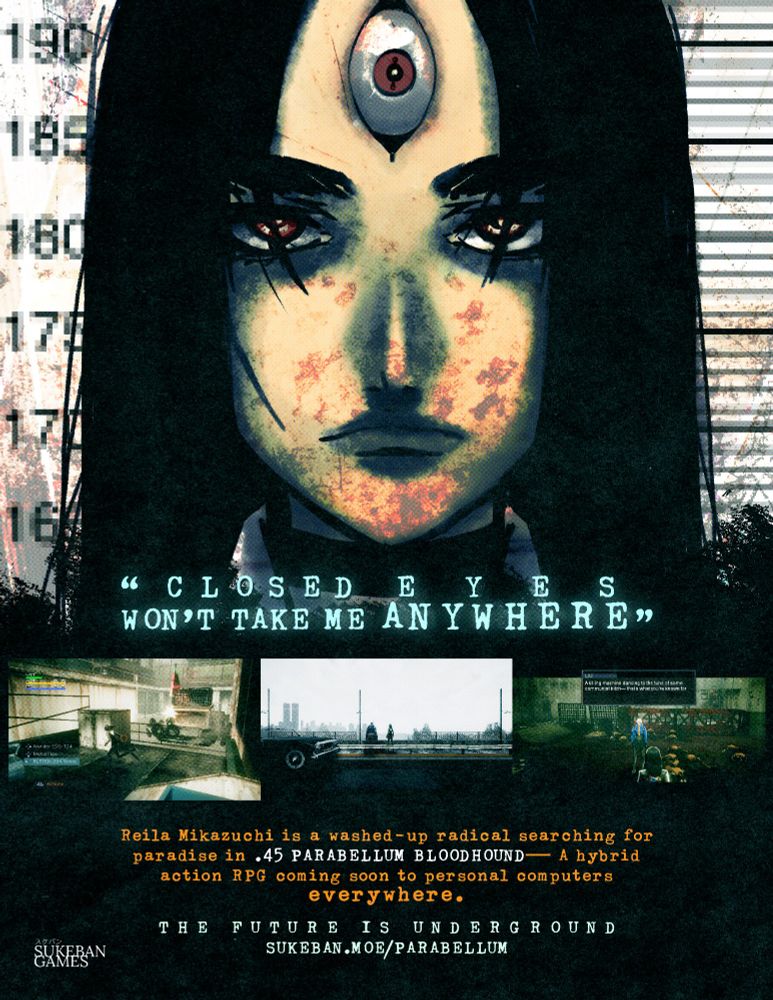 poster for 45 parabellum bloohound. it reads: 