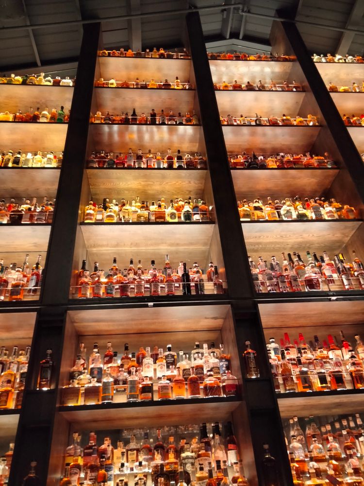 Bourbon wall at The Last Refuge 