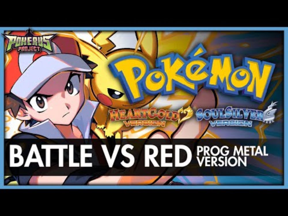 BATTLE VS TRAINER RED ► Pokémon Gold & Silver | PROG METAL Version