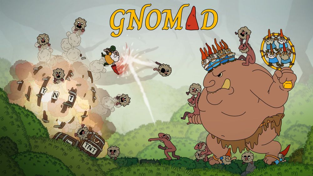 Introducing Gnomad!

Bounce balls and spike your foes in an action-packed adventure through the forest. Delve deep into the woods and uncover secrets, meet charming locals, and see the sights in a completely hand-crafted world.

More information soon to come, stay tuned!
#GameDev #Indie #Unity 