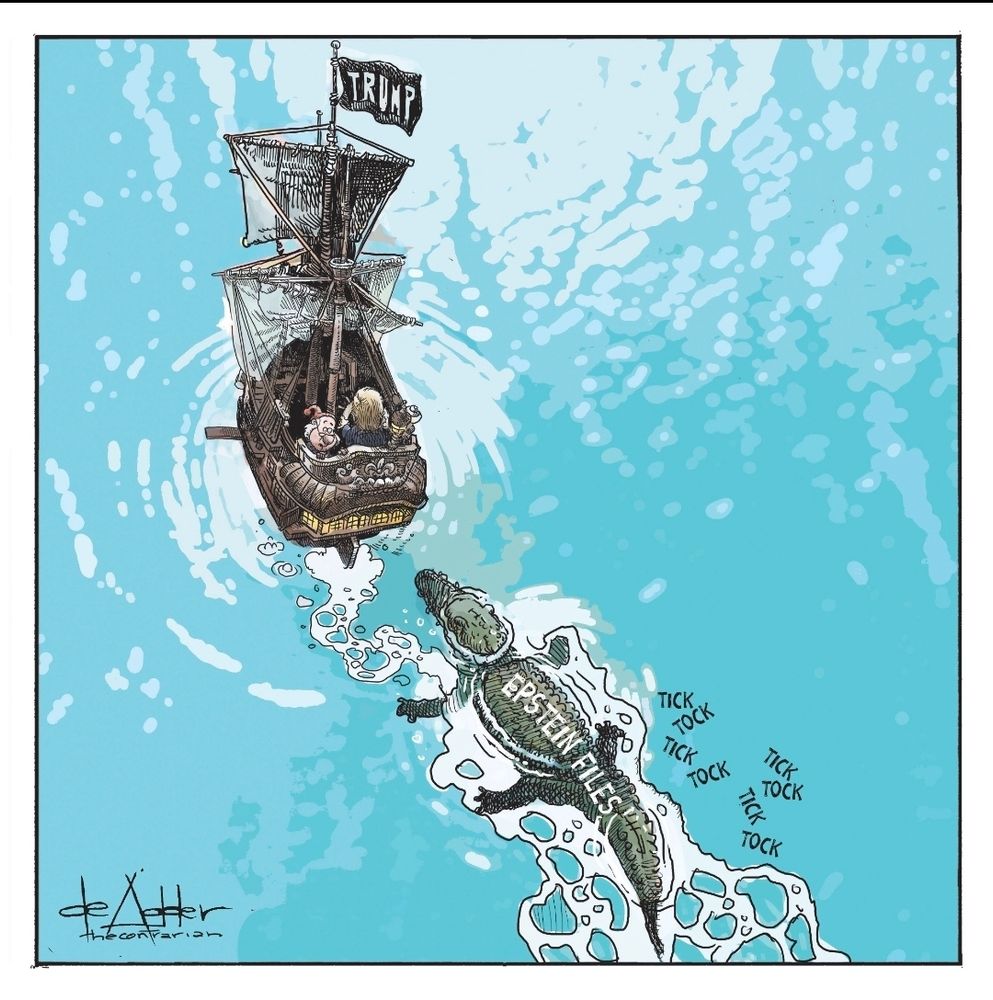 Captain Crook & Mr. Slee.. -zoid... aka: the Shill-Billy Shitler, ShadyVance V4.0!

regardless... bloody brilliant Cartoon by de Adder