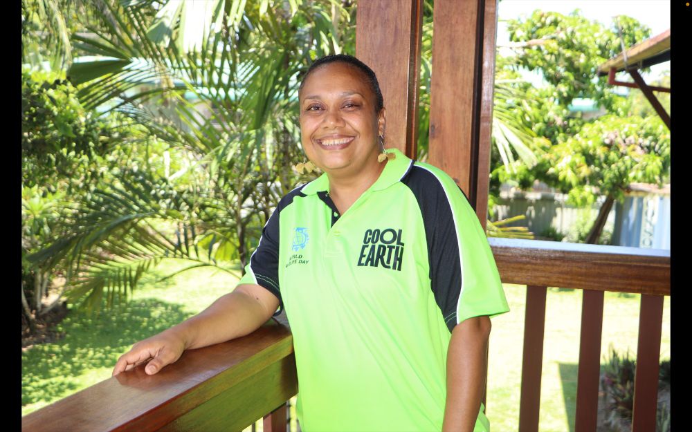 Lelebo smiling at the camera