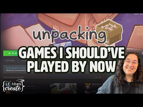 Playing Unpacking for the first time!