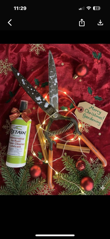 Healthy clean garden tools can make all the difference. Plant germs can be spread and kill your plants. Protect them by cleaning and removing fungus and bacteria from your blades often. RETAIN Antimic...