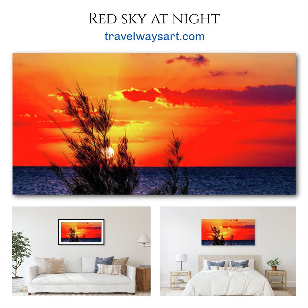 Red Sky at Night – Top 10 winner in the "When God Made the Lights in the Heavens" contest, with No Voting Solicitation!