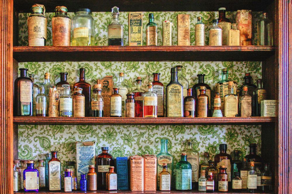 19th Century Pharmacy Bottles by Tatiana Travelways