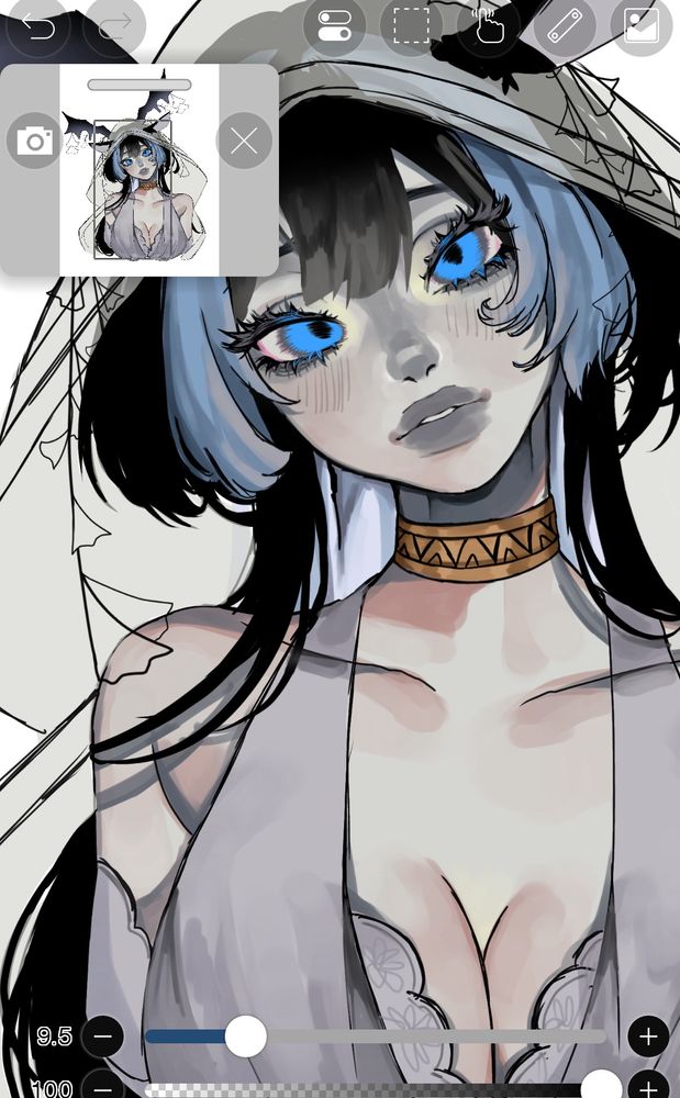 Pretty deer girl art
