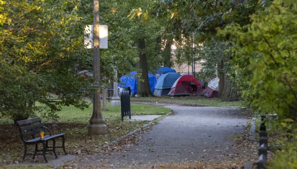 Tent camp on the Northwest Side is at the center of a battle over homelessness