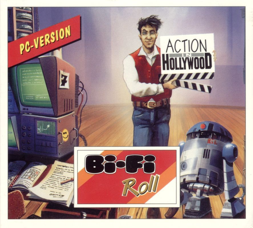 Bi-fi roll action in Hollywood box art 