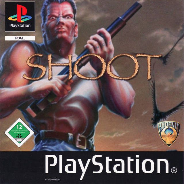 Shoot box art for ps1