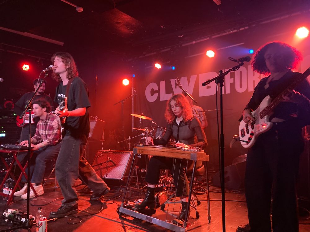 Brown Horse on stage at Clwb Ifor Bach, Cardiff (upstairs)