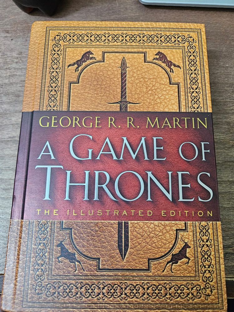 The cover of A Game of Thrones illustrated edition by George R. R. Martin 