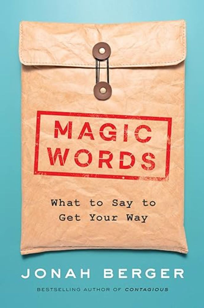 Magic Words: Berger, Jonah: 9780063204935: Amazon.com: Books