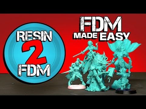 Make ANY Miniature FDM-Ready in SECONDS... Resin2FDM