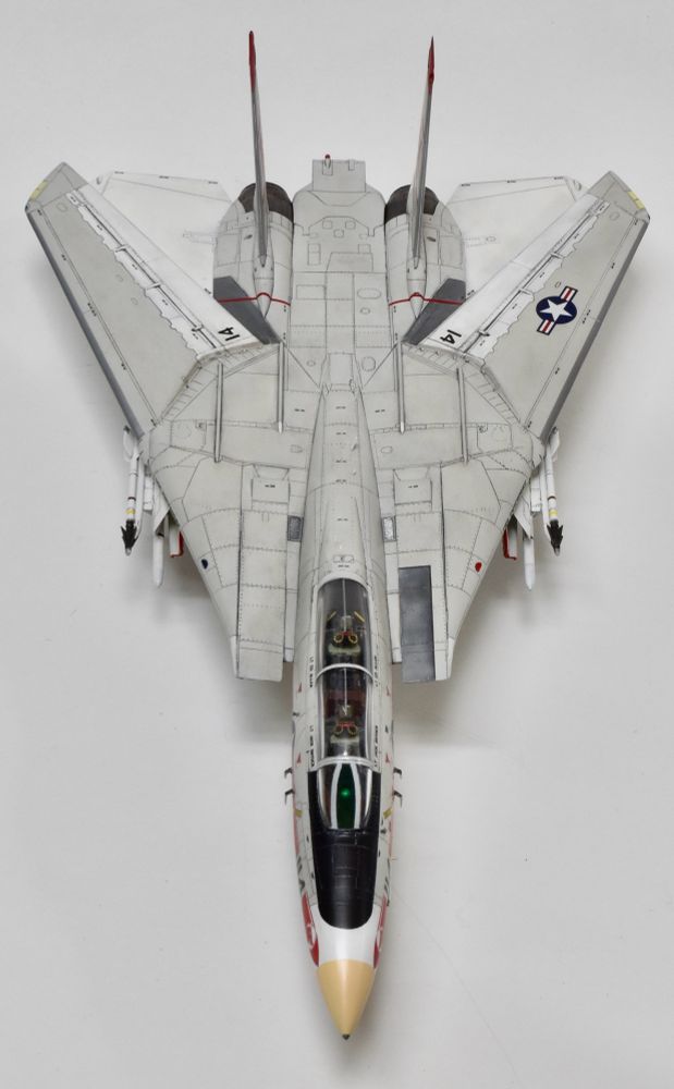 F-14A Tomcat VF-1 Wolfpack ハセガワ Hasegawa 1/72
