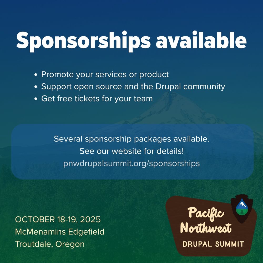 Sponsorships available. Visit our website for details.