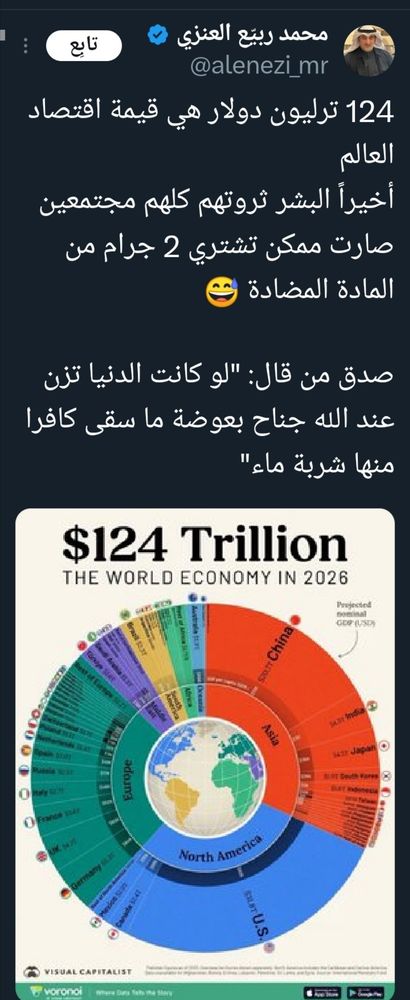 If the world were worth even a mosquito's wing in Allah's eyes, He would not give a disbeliever a single sip of water.