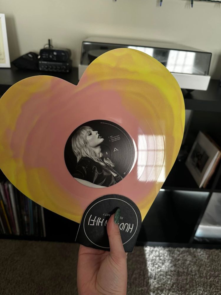 Taylor Swift LLFP Vinyl  pink and yellow 