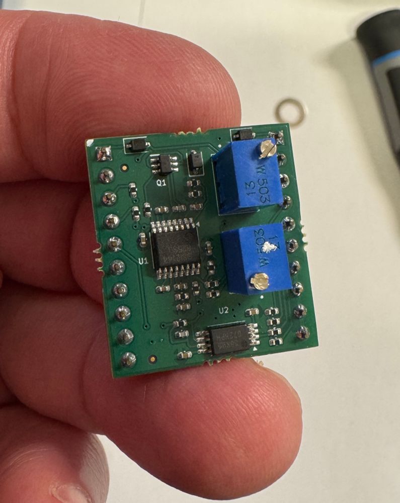 Daughter PCB for the Low Road LP audio filter. 