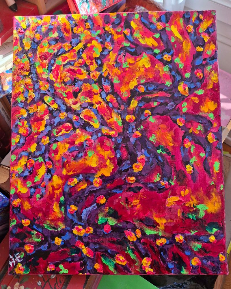 Toile 33x41 acrylique

Série "Arbre"
