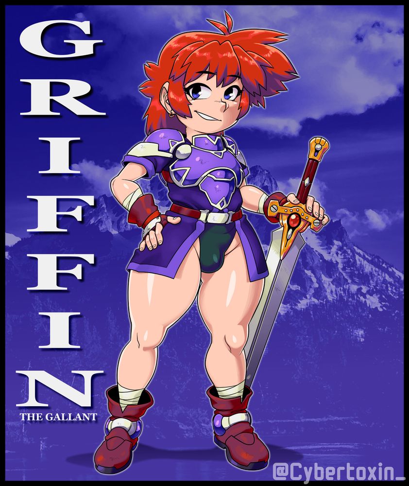 Look at that cutie, all geared up n' ready to make a name for himself! (and totally not get buttfucked silly by hundreds of monsters along the way teehee)