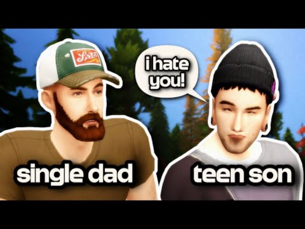he's a single dad who works two jobs ~ sims 4 forever save file