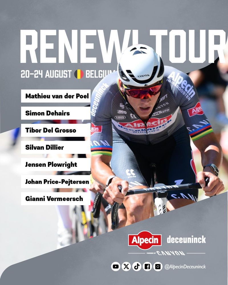 Alpecin squad for the Renewi tour