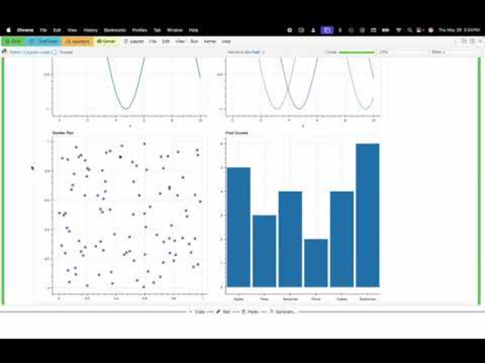 How to Use Bokeh for Basic Plotting in Jupyter with CoCalc