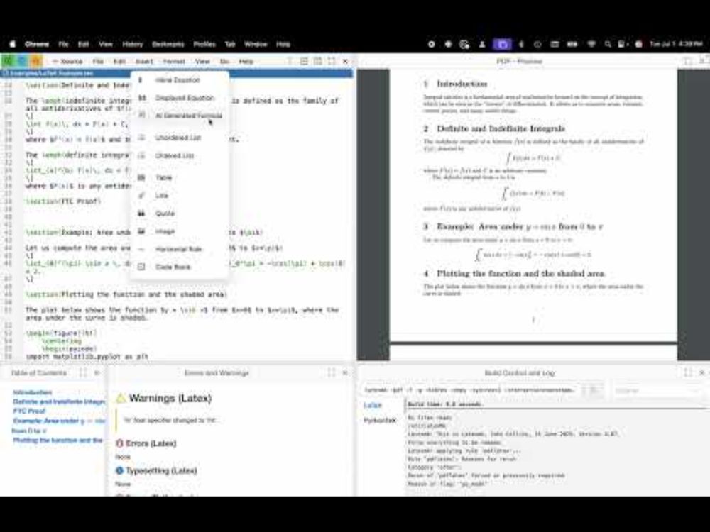 How to AI Generate Mathematical Proofs in LaTeX Using CoCalc