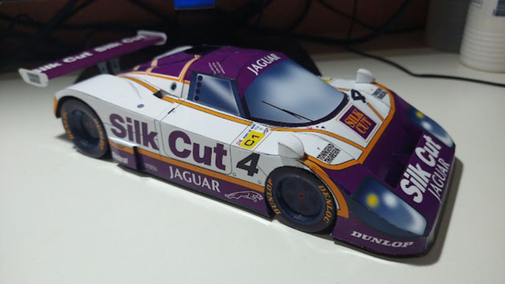 Jaguar XJR-8 E. Cheever - R. Boesel - J. Lammers Group C - Le Mans 1987 By F1 Paper