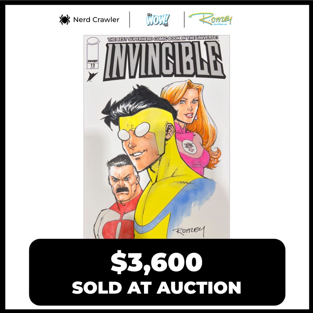 Ryan Ottley’s Invincible Sketch Cover Auction on Nerd Crawler Shatters Record & Raises Thousands for Maui Fire Charities - COMIC CRUSADERS