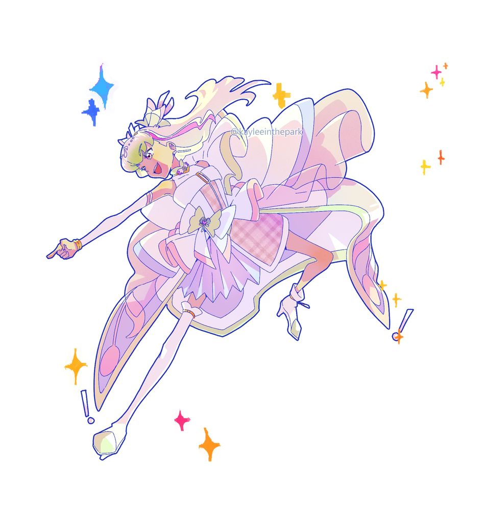 Cure Zukyoon from Kimi to Idol Precure