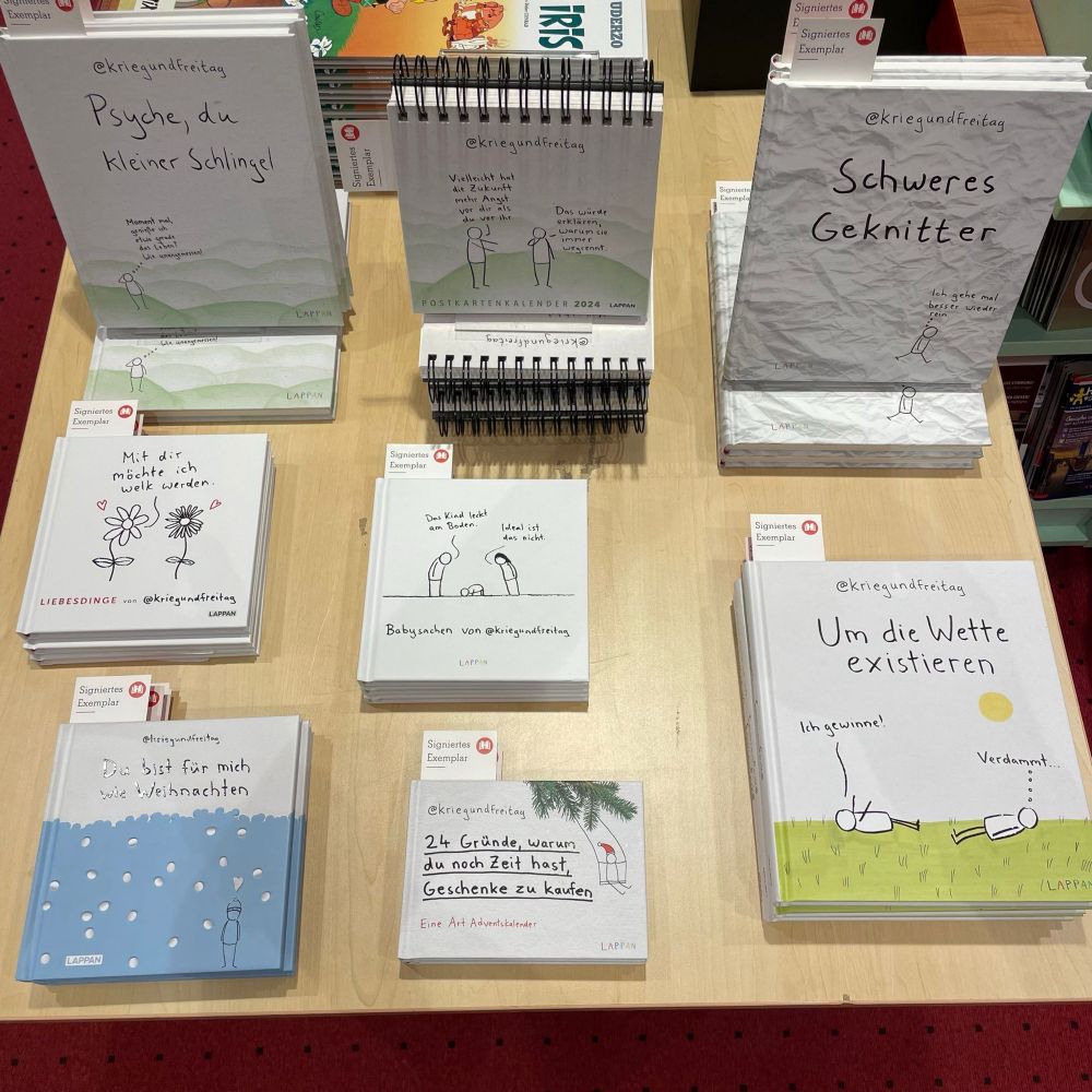 Besagte Bücher und Kalender.