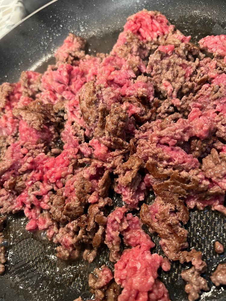 Meat half raw werewolf food