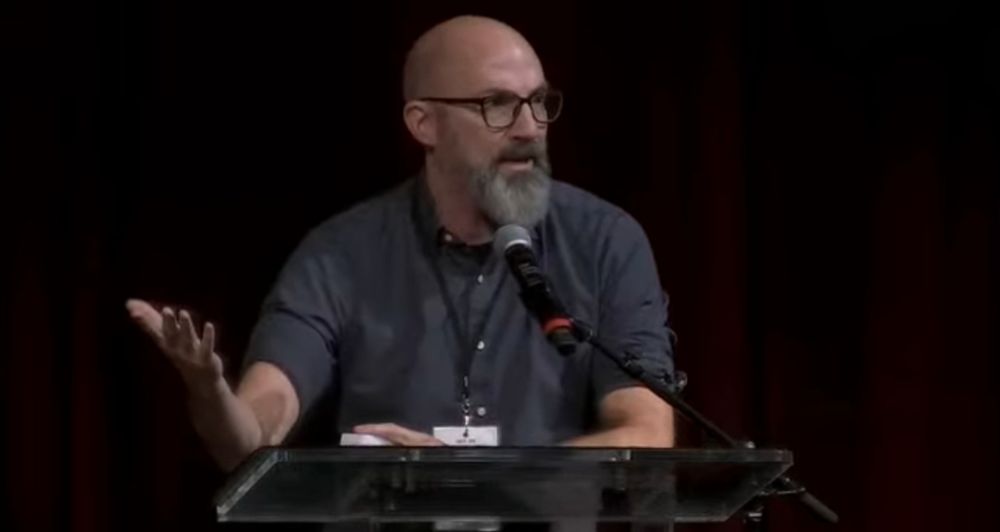 Clay McLeod Chapman hosting Fearmongers and probably reacting to something unhinged one of us said