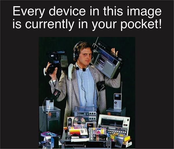 Every device in this image. Is currently in your pocket.