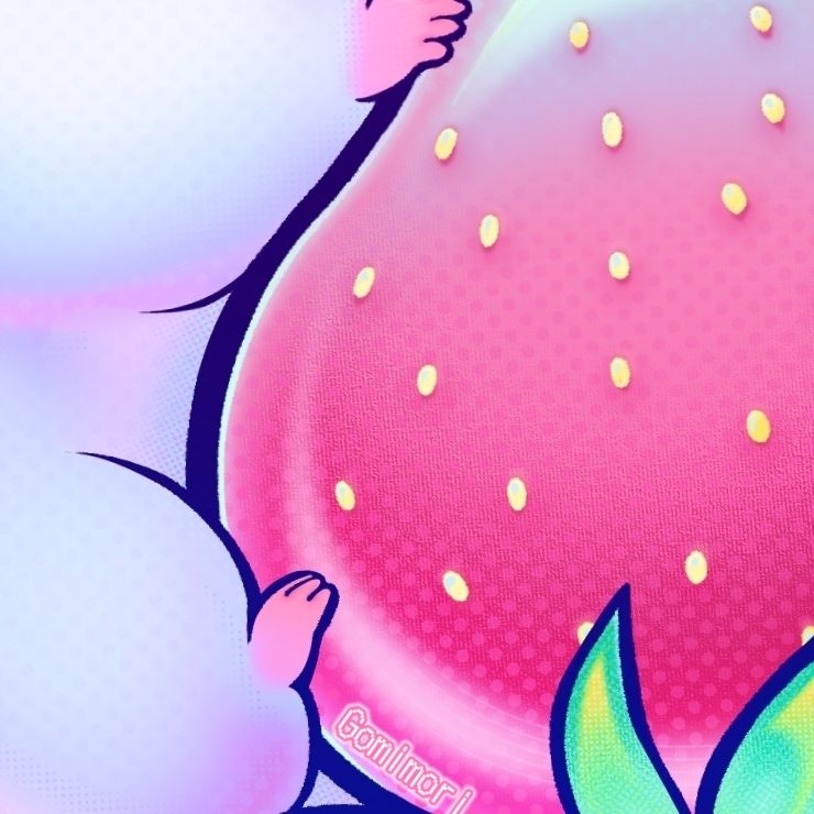 Details of the strawberry 