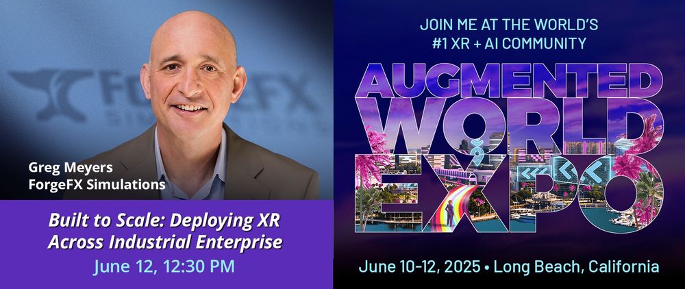 We’re proud to announce that Greg Meyers, CEO and Co-Founder of ForgeFX, will be taking the stage at AWE USA 2025 to share insights on how to successfully scale XR training across industrial enterprises.
Built to Scale: Deploying XR Across Industrial Enterprise: https://awexr.com/usa-2025/agenda/1223
What does it really take to move from pilot projects to enterprise-wide XR deployment? Drawing from over a decade of experience building industrial-grade simulators for industry giants like Caterpillar, General Electric, and Komatsu, Greg will present a practical playbook for success.
Learn how simulation-based XR training platforms are solving real-world challenges—workforce variability, equipment risk, distributed training—and scaling globally with comprehensive immersive solutions.
#AWE2025 #XRTraining #ForgeFX #ForgeFXSimulations #VirtualReality #IndustrialXR #Unity3D #ImmersiveTraining #DigitalTransformation #HeavyEquipment #EnterpriseXR #SimulationTraining #SpatialComputing #AR #VR #XR #AI